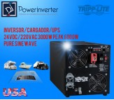 INVERSOR TRIPP LITE 24VDC/220VAC 3000W CARGADOR UPS - APSX3024SW
